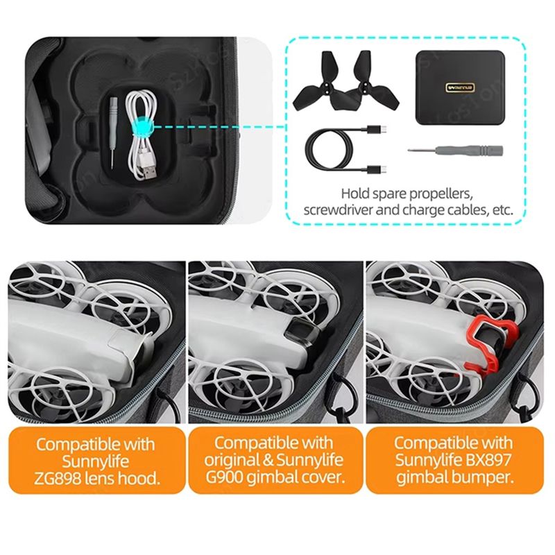 Sunnylife Waterproof Bag For D – Drone Carrying Case recenzja i cena
