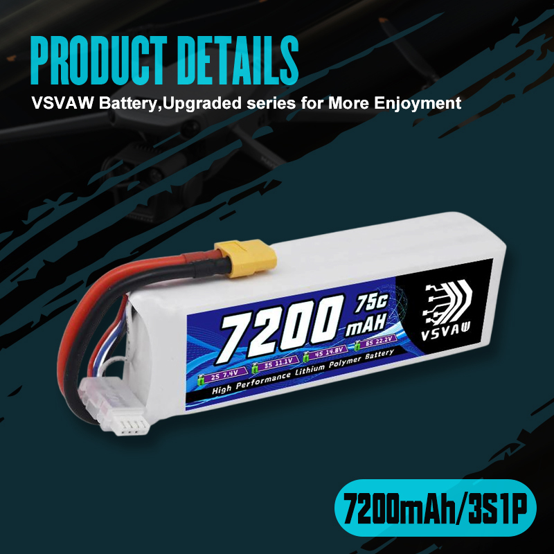 VSVAW 3S Lipo Battery 11.1V 72 – Drone Battery Adapter recenzja i cena