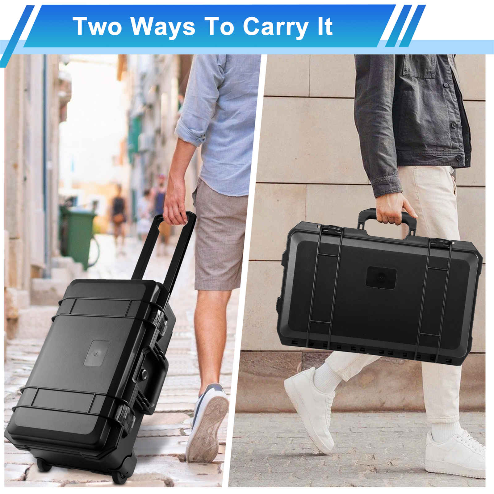 Rolling Camera Case, Portable  – Drone Hard Shell Case recenzja i cena