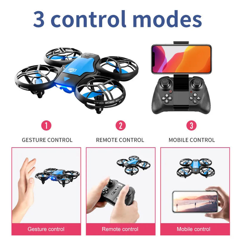 V8 New Mini Drone 4k professio – Drone Remote Controller Lanyard recenzja i cena