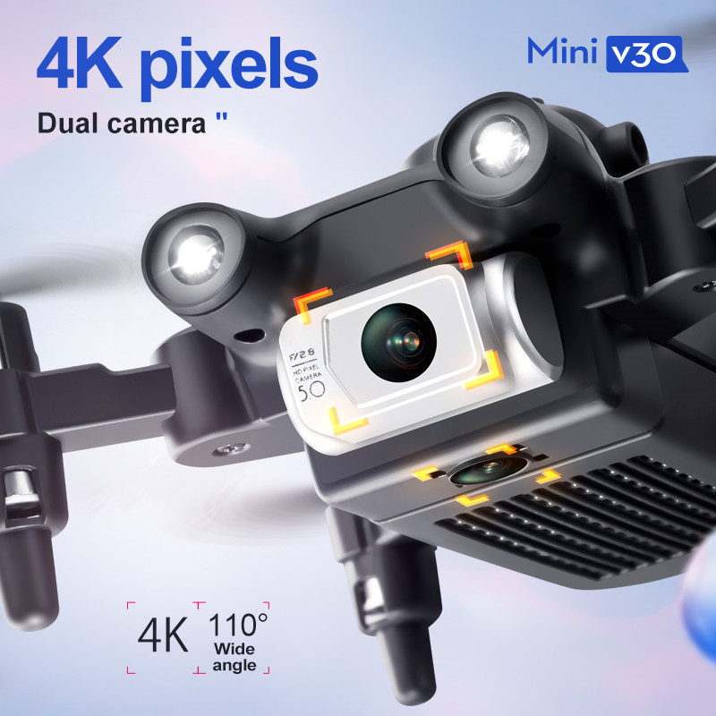 Mini V30 WiFi FPV Drone With 4 – Drone Remote Controller Lanyard recenzja i cena