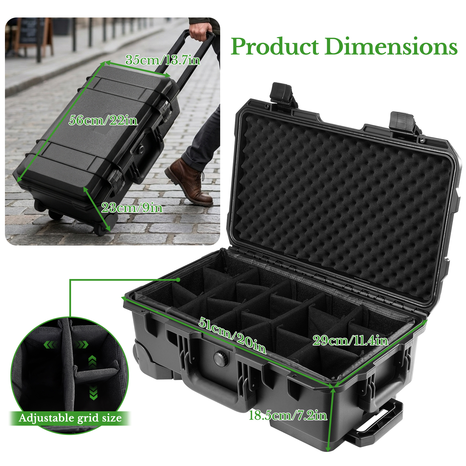 Professional Large Hard Rollin – Drone Carrying Case recenzja i cena