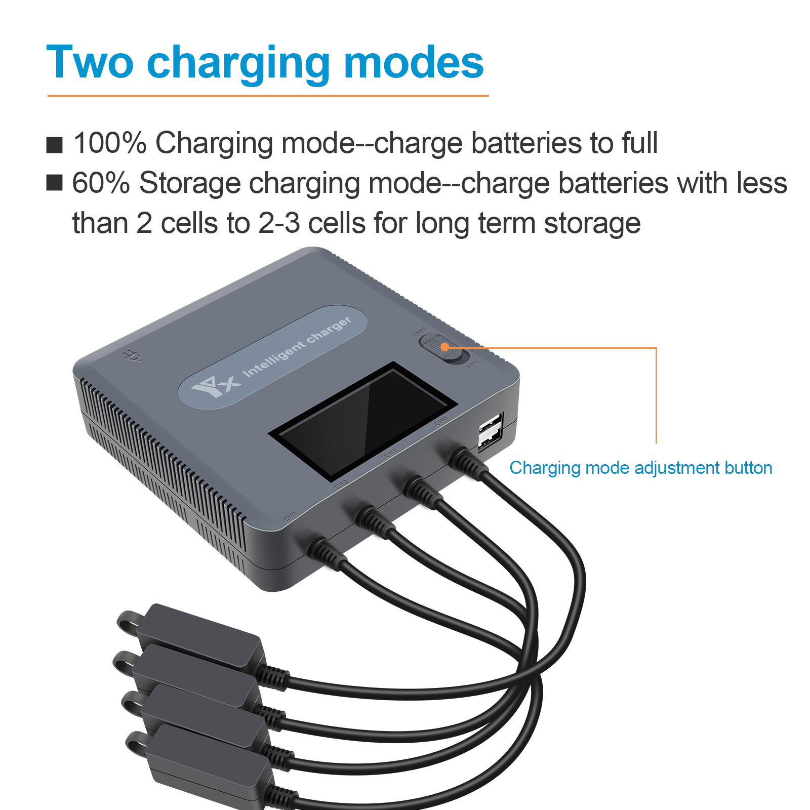 6 in 1 Digital display Battery – Drone Charging Hub recenzja i cena