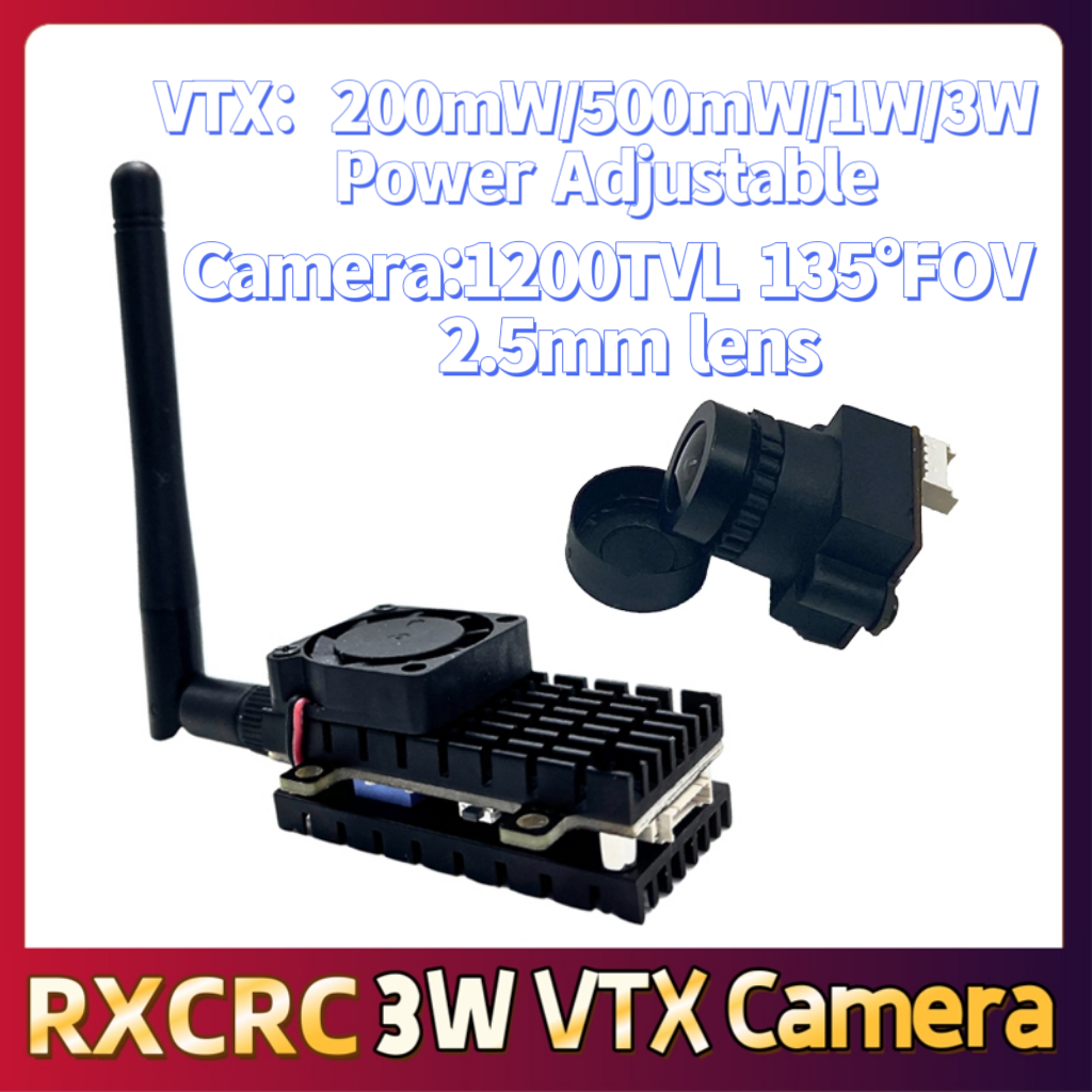 RXCRC 5.8G 3W Video VTX transm – Drone Controller Screen recenzja i cena