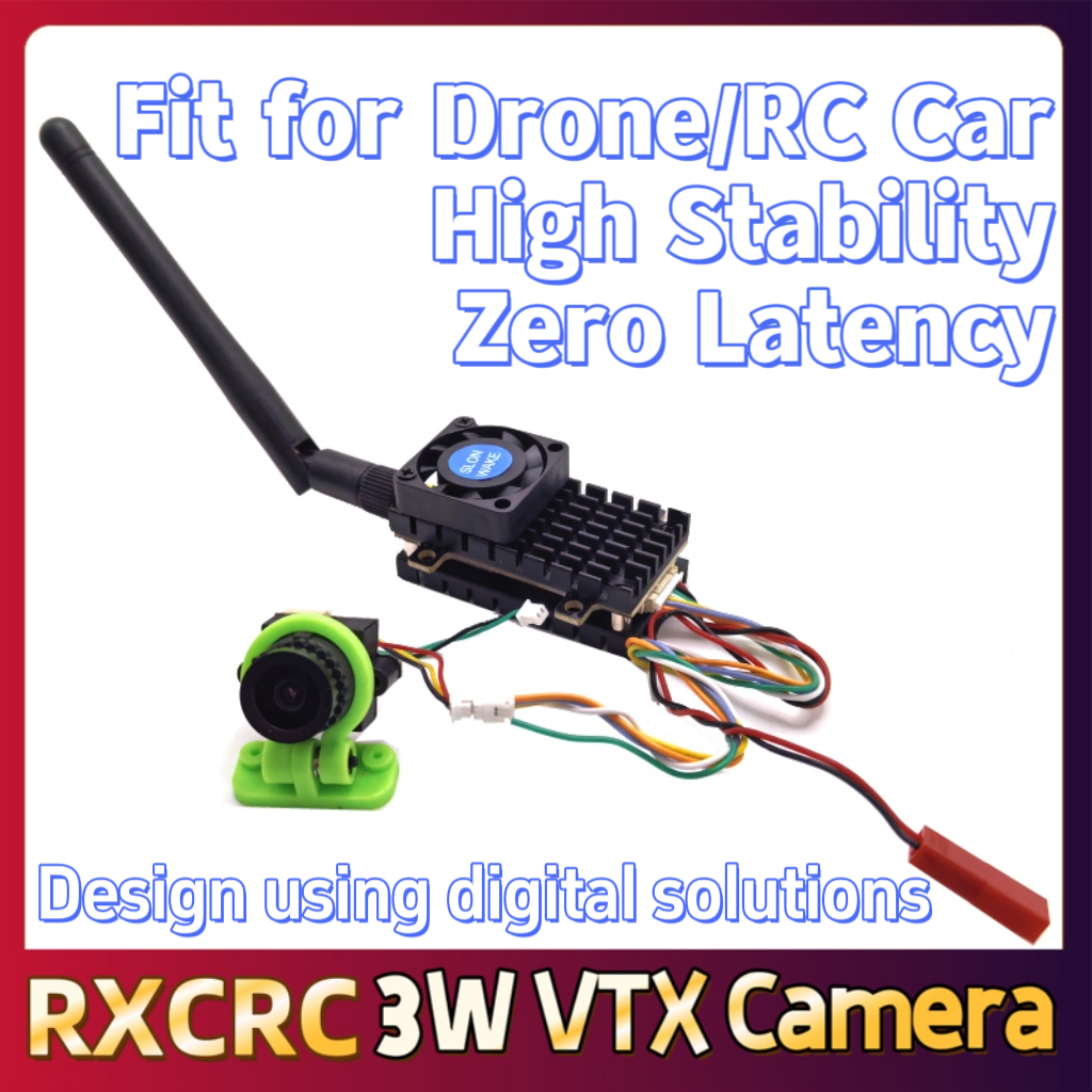 RXCRC 5.8G 3W Video VTX transm – Drone Controller Screen recenzja i cena