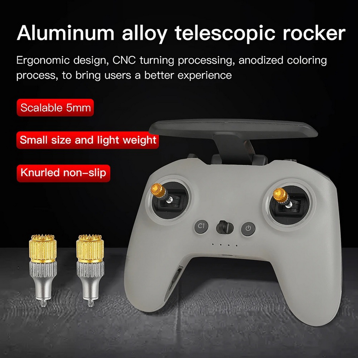 2PCS FPV Remote Controller Rad – Drone Control Stick recenzja i cena