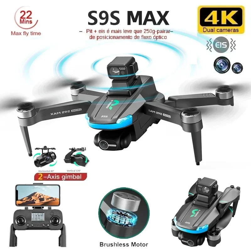 NEW S9S MAX MINI Drone 4K 2-Ax – Drone Remote Controller Lanyard recenzja i cena