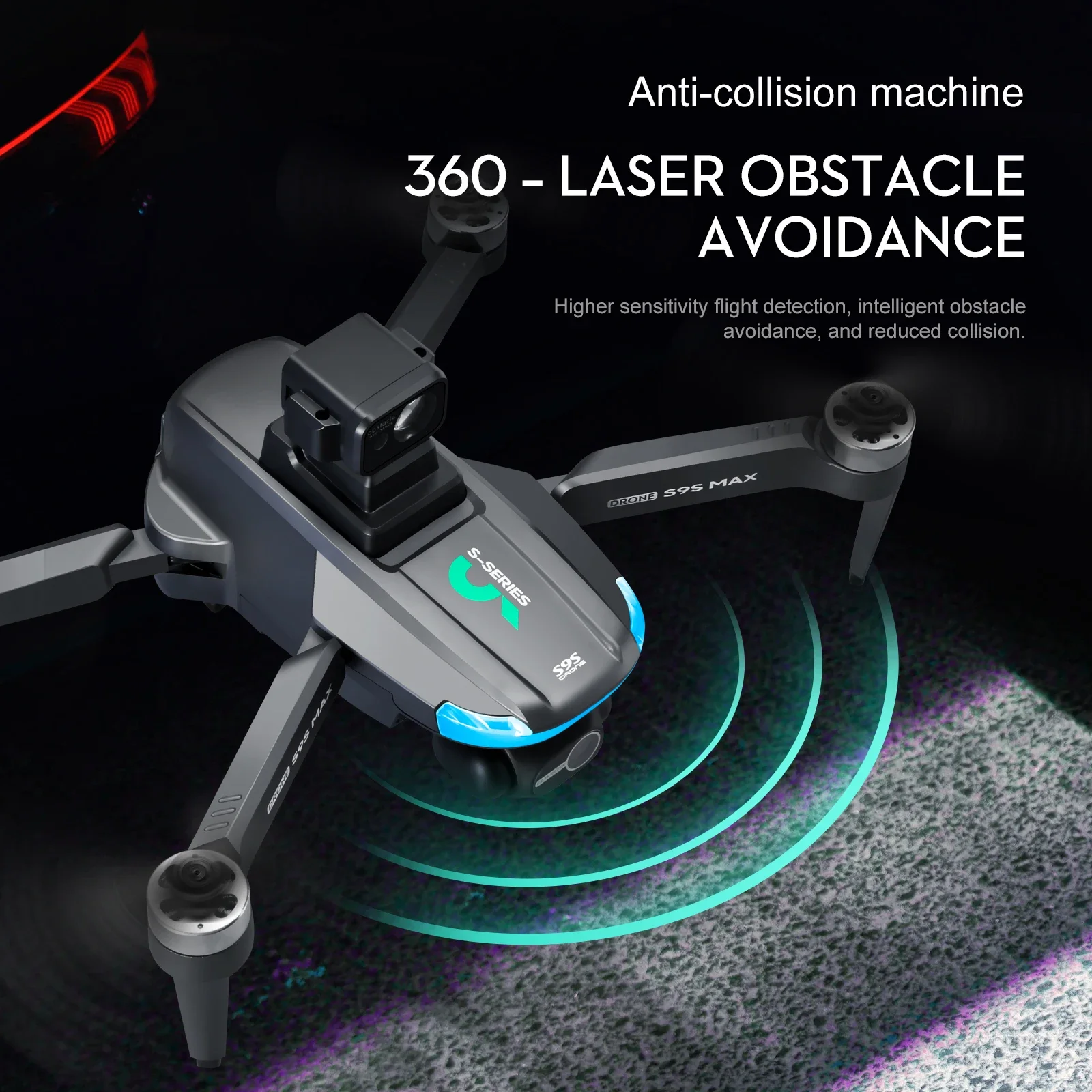 NEW S9S MAX MINI Drone 4K 2-Ax – Drone Remote Controller Lanyard recenzja i cena