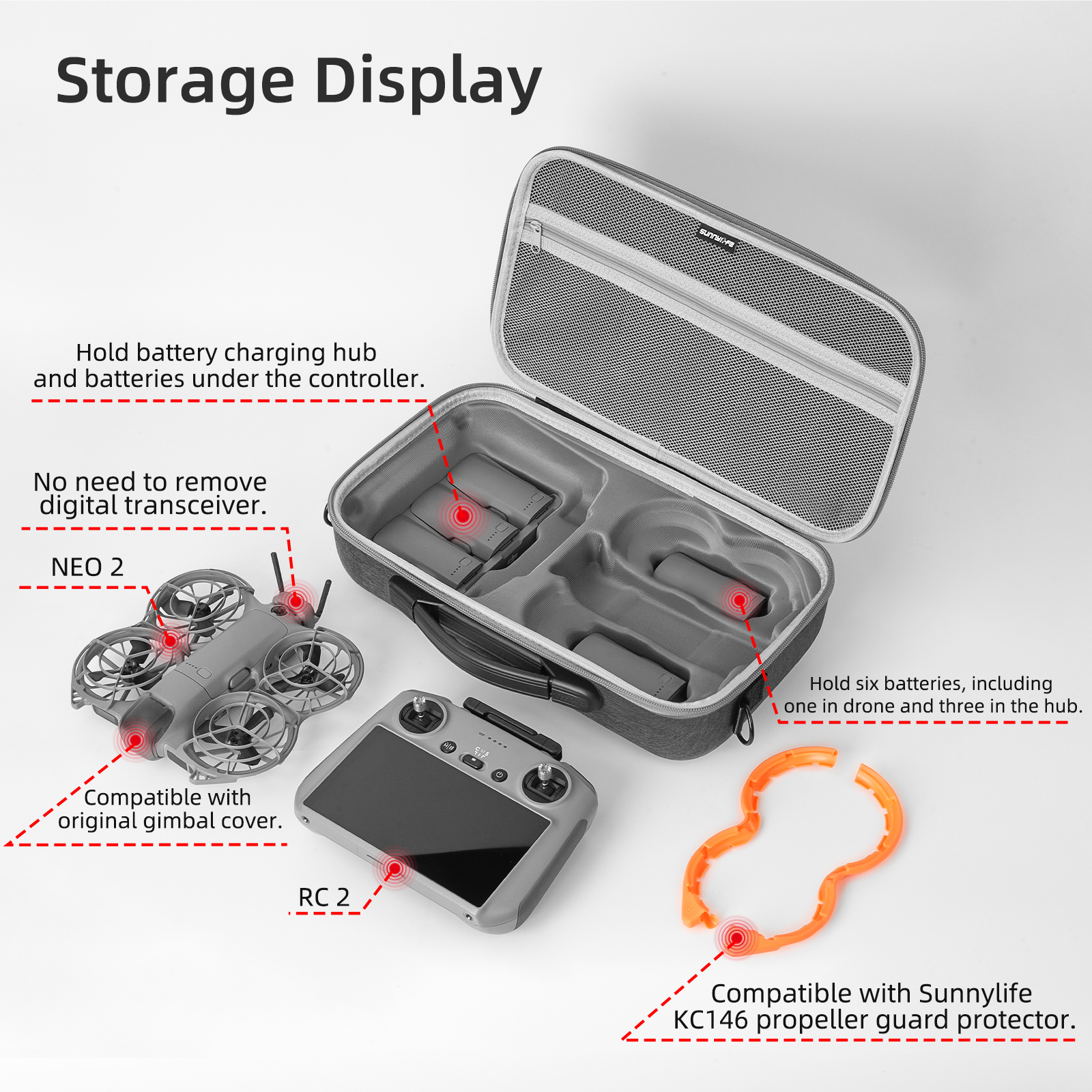 Portable Carrying Case For DJI – Drone Controller Hood recenzja i cena