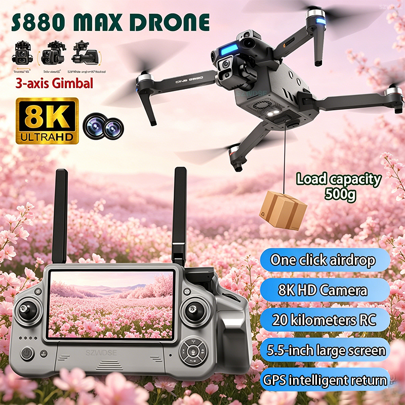 2026 New 8K Dual Camera Drone  – Drone Battery Adapter recenzja i cena