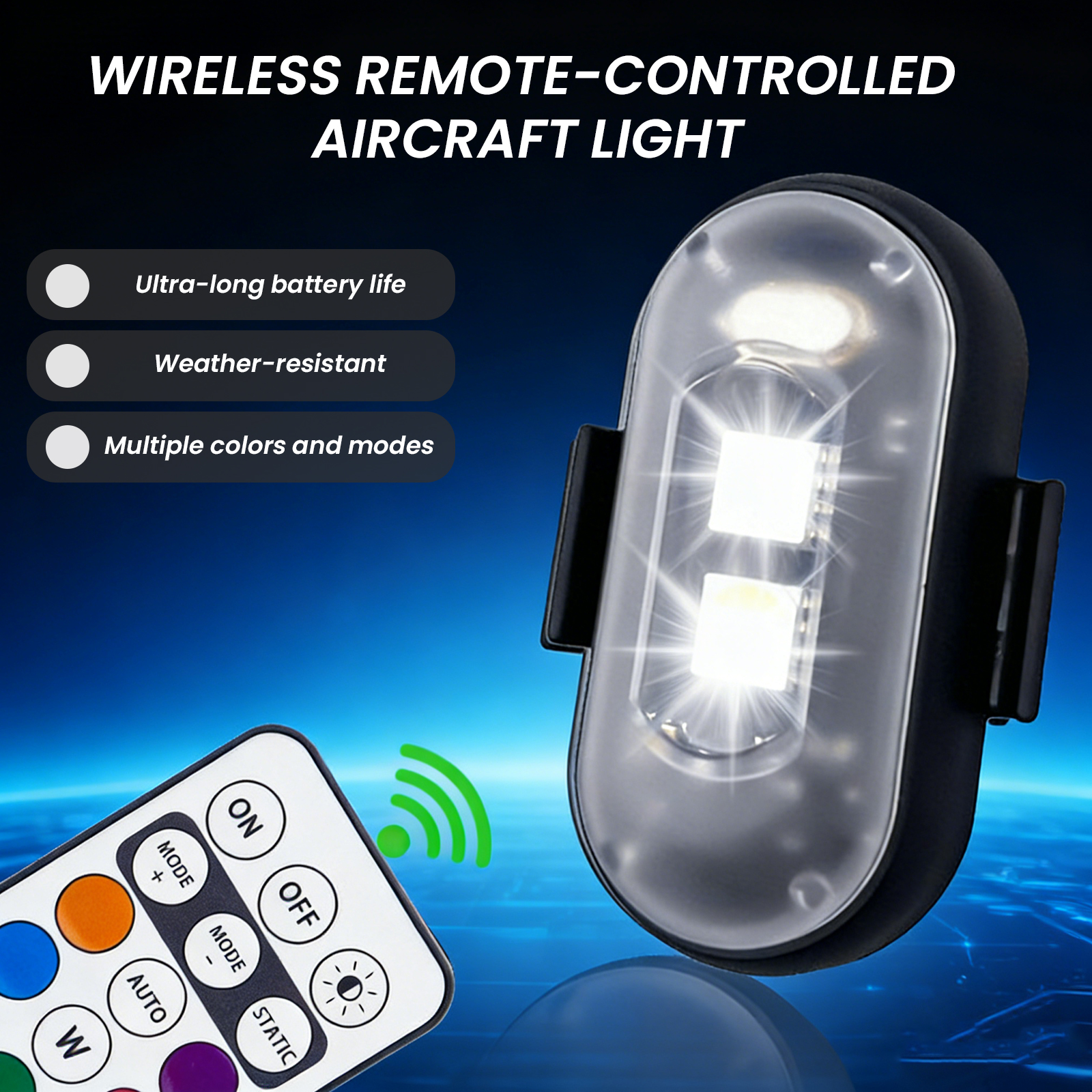 2/4/6PCS Wireless LED Strobe L – Drone Strobe Light recenzja i cena