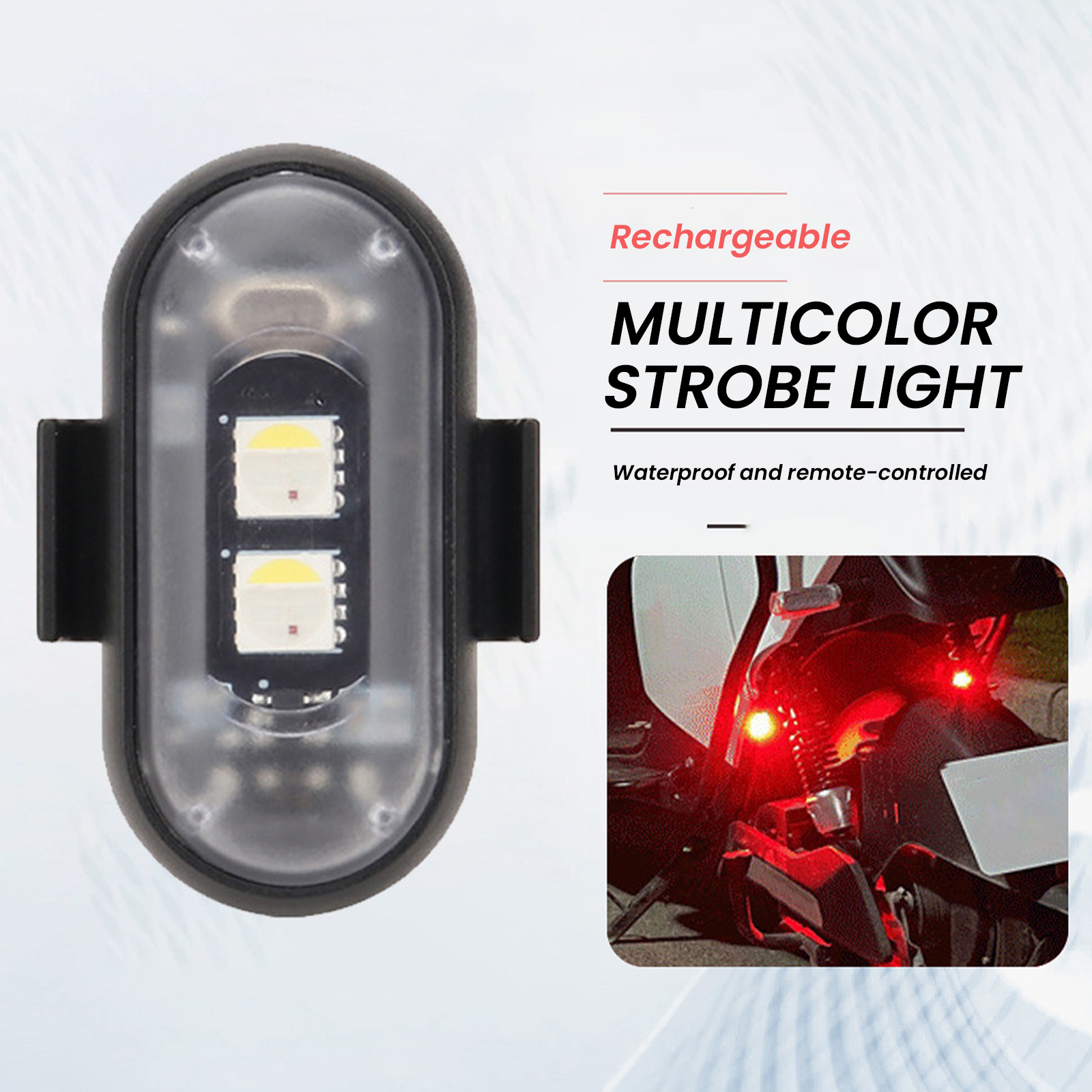 2/4/6PCS Wireless LED Strobe L – Drone Strobe Light recenzja i cena