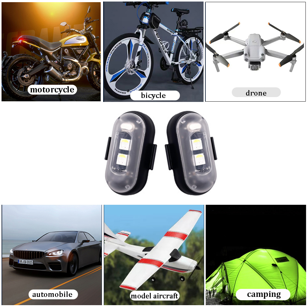 10x 4x 8Colors Wireless LED Dr – Drone Strobe Light recenzja i cena