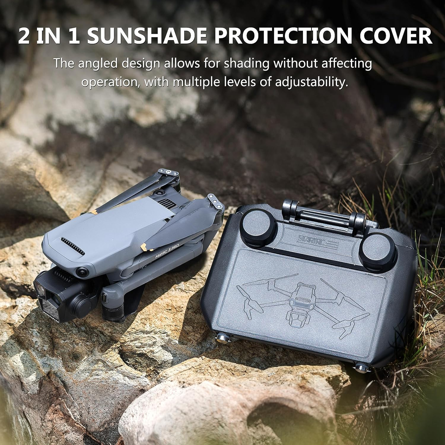 2-in-1 Sun Hood & Joystick Cov – Drone Sun Shade recenzja i cena