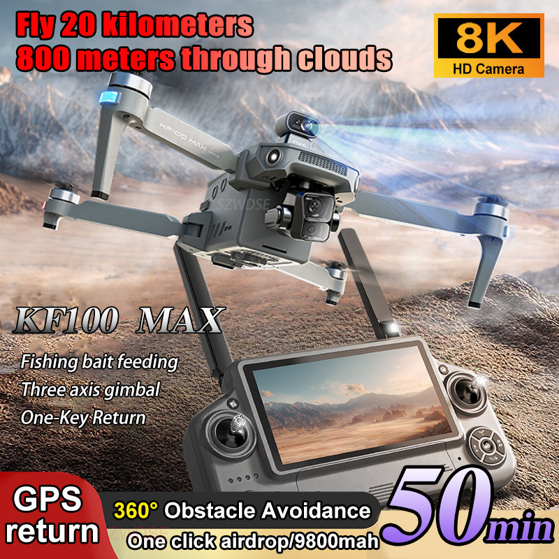 SJRC KF100 MAX 8K UHD Photo HD – Drone Battery Adapter recenzja i cena
