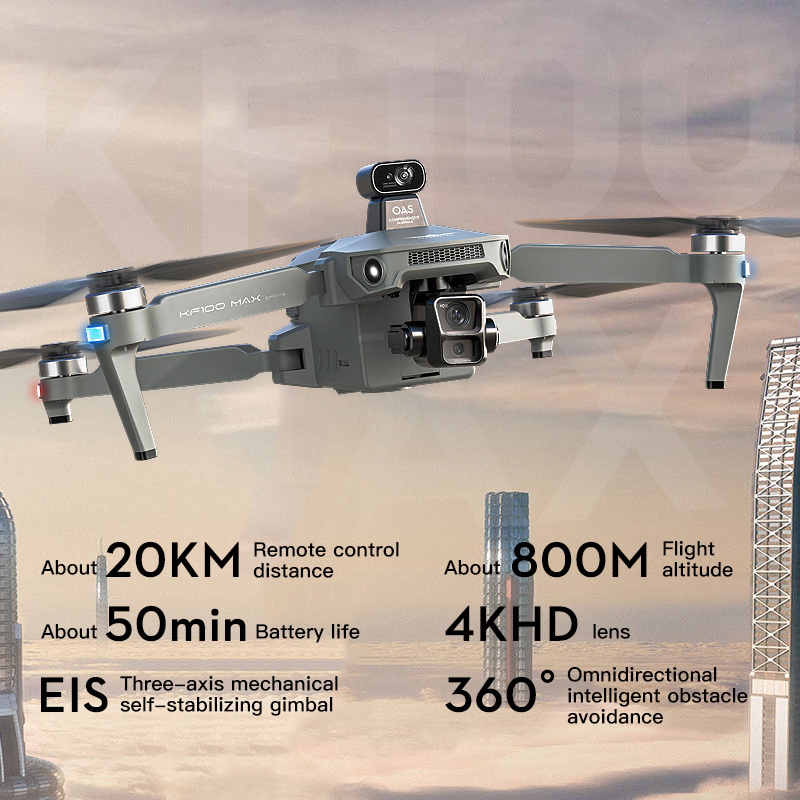 SJRC KF100 MAX 8K UHD Photo HD – Drone Battery Adapter recenzja i cena