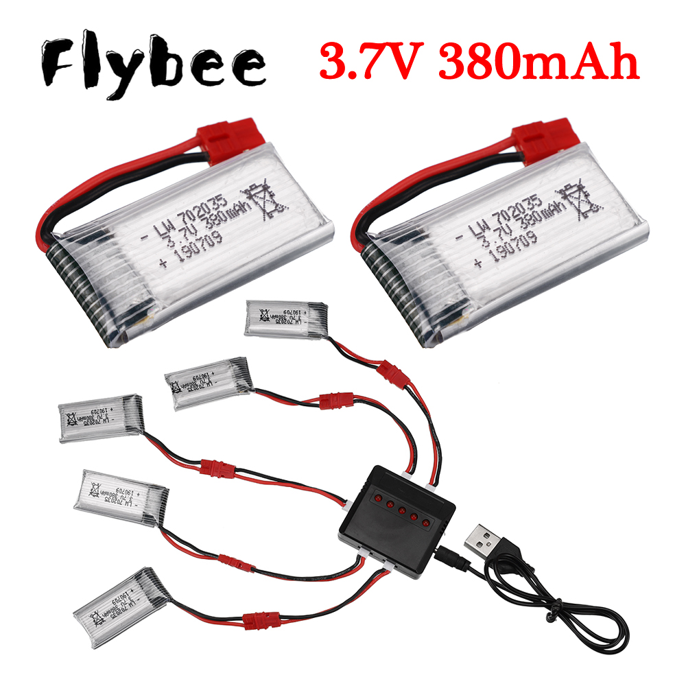 3.7V 380mAh Lipo Battery With  – Drone Battery Adapter recenzja i cena