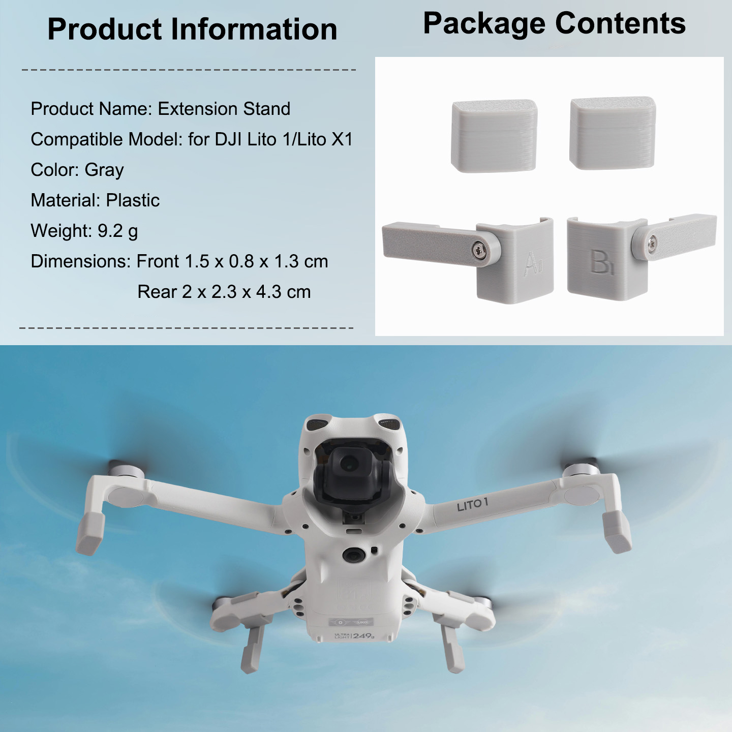 Landing Gear Extender for DJI  – Drone Landing Pad recenzja i cena