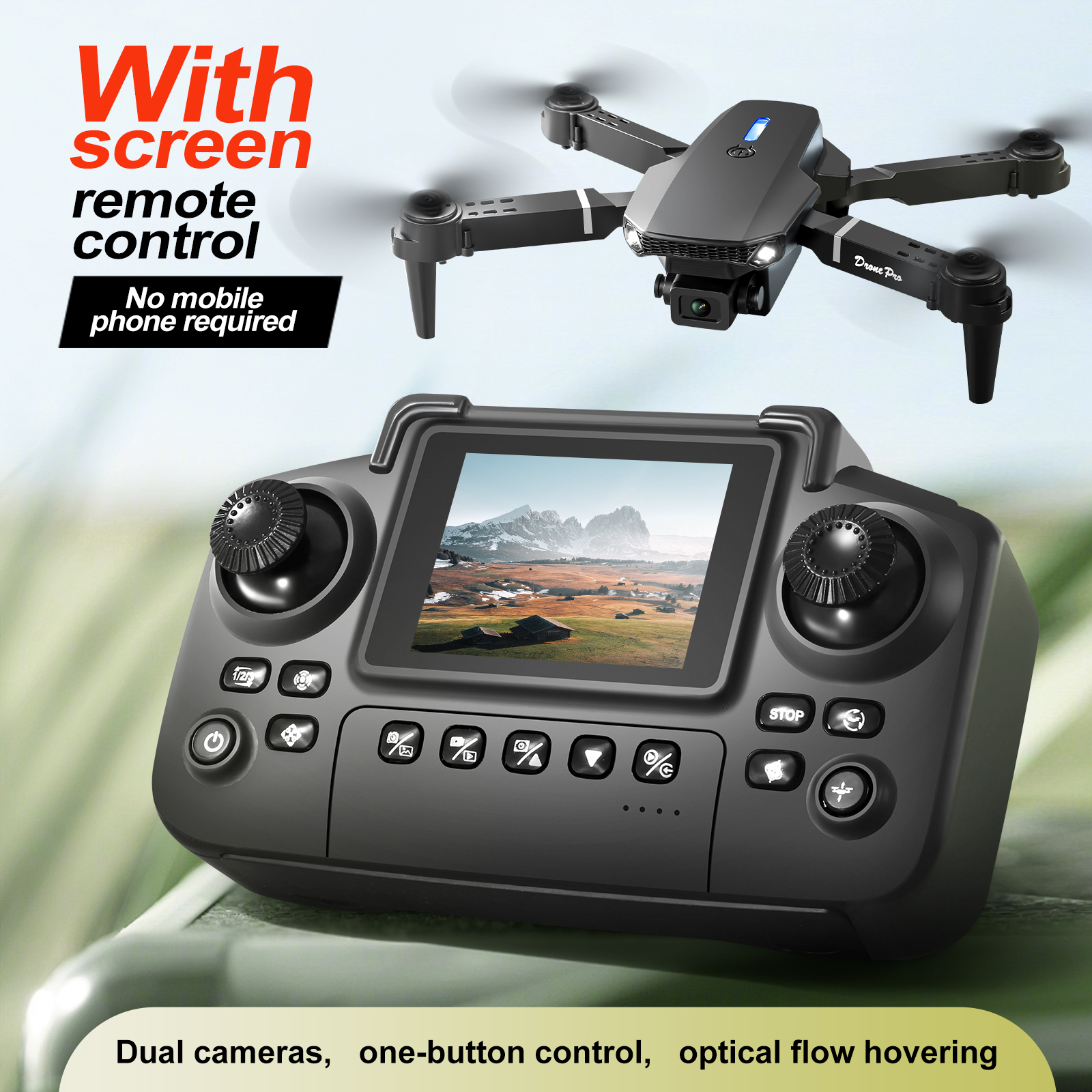 2025 New E88 E99 Upgraded Dron – Drone Controller Screen recenzja i cena