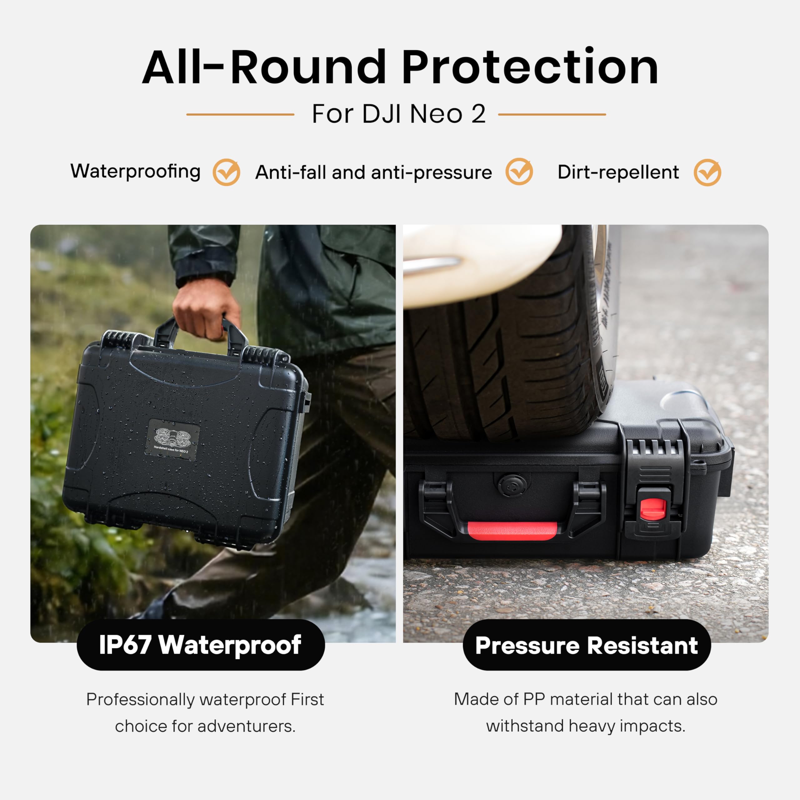 STARTRC Waterproof Hard Carryi – Drone Controller Hood recenzja i cena