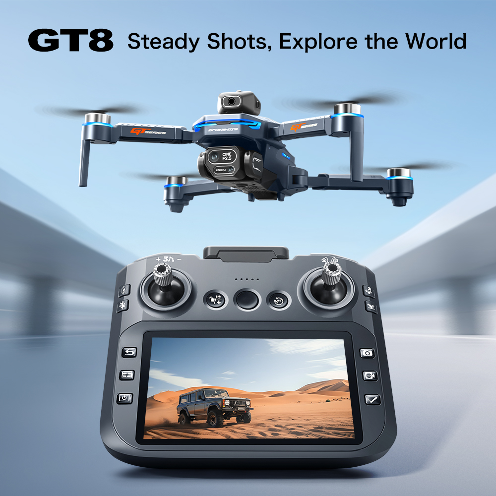 GT8 Obstacle Avoidance Aerial  – Drone Controller Screen recenzja i cena