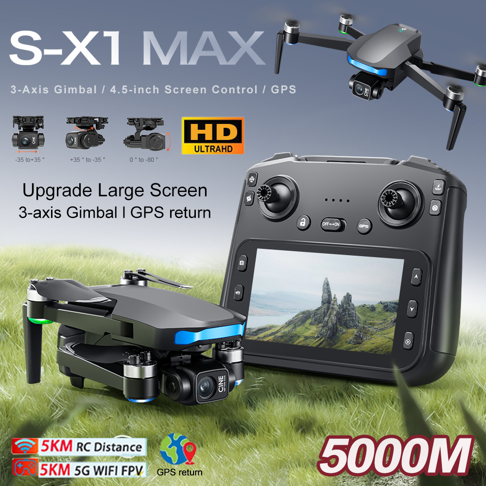 New S-X1 MAX Drone GPS 8K Prof – Drone Battery Adapter recenzja i cena