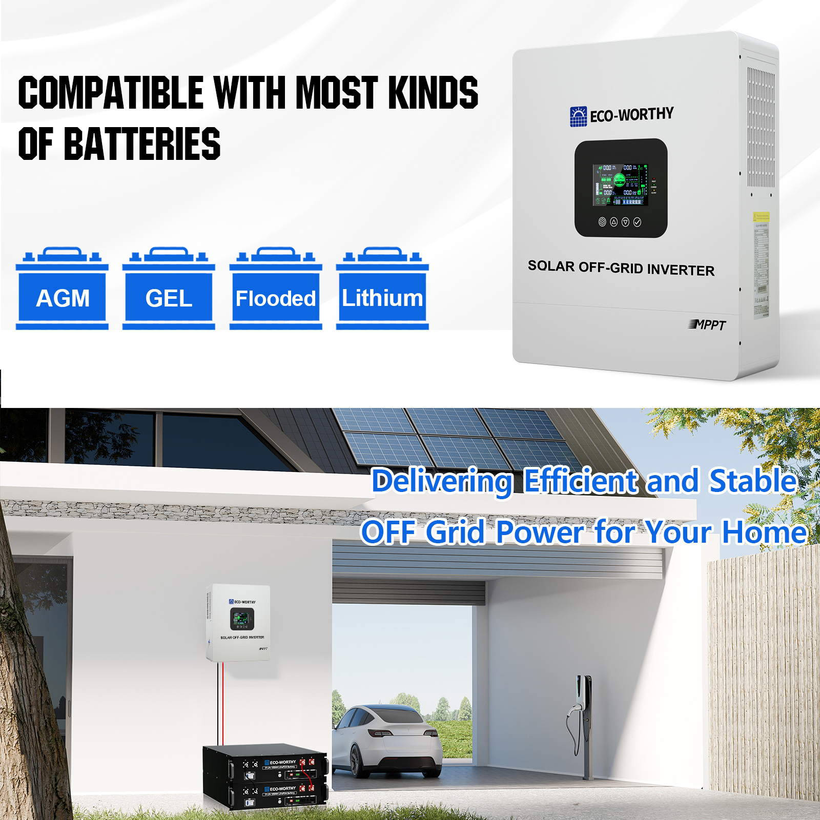ECO-WORTHY UL1741 5000W 48V So – Drone Solar Charger recenzja i cena